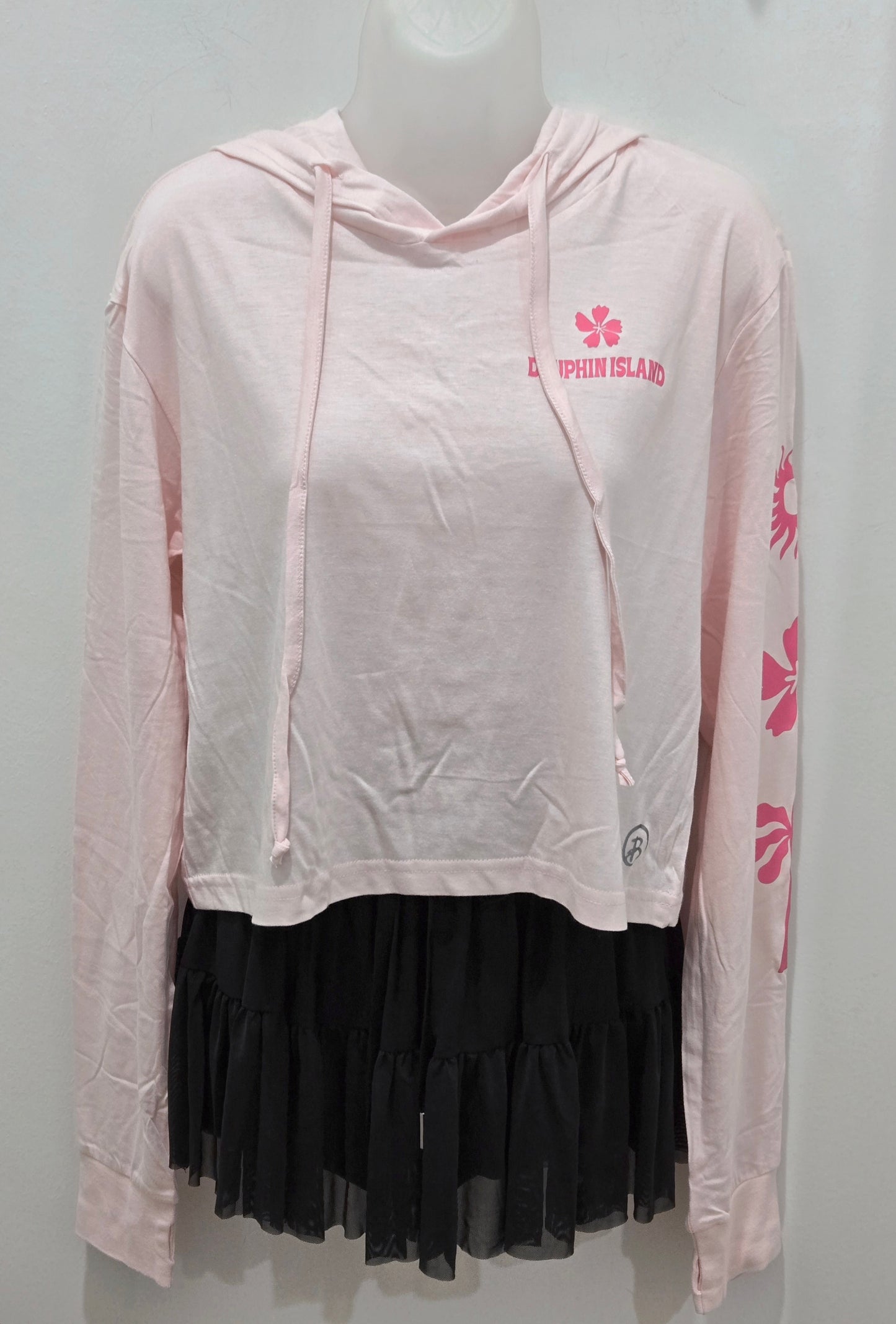 ISLAND GIRL CROPPED HOODIE