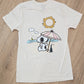 SNOOPY PANORAMA BEACH SS T-SHIRT