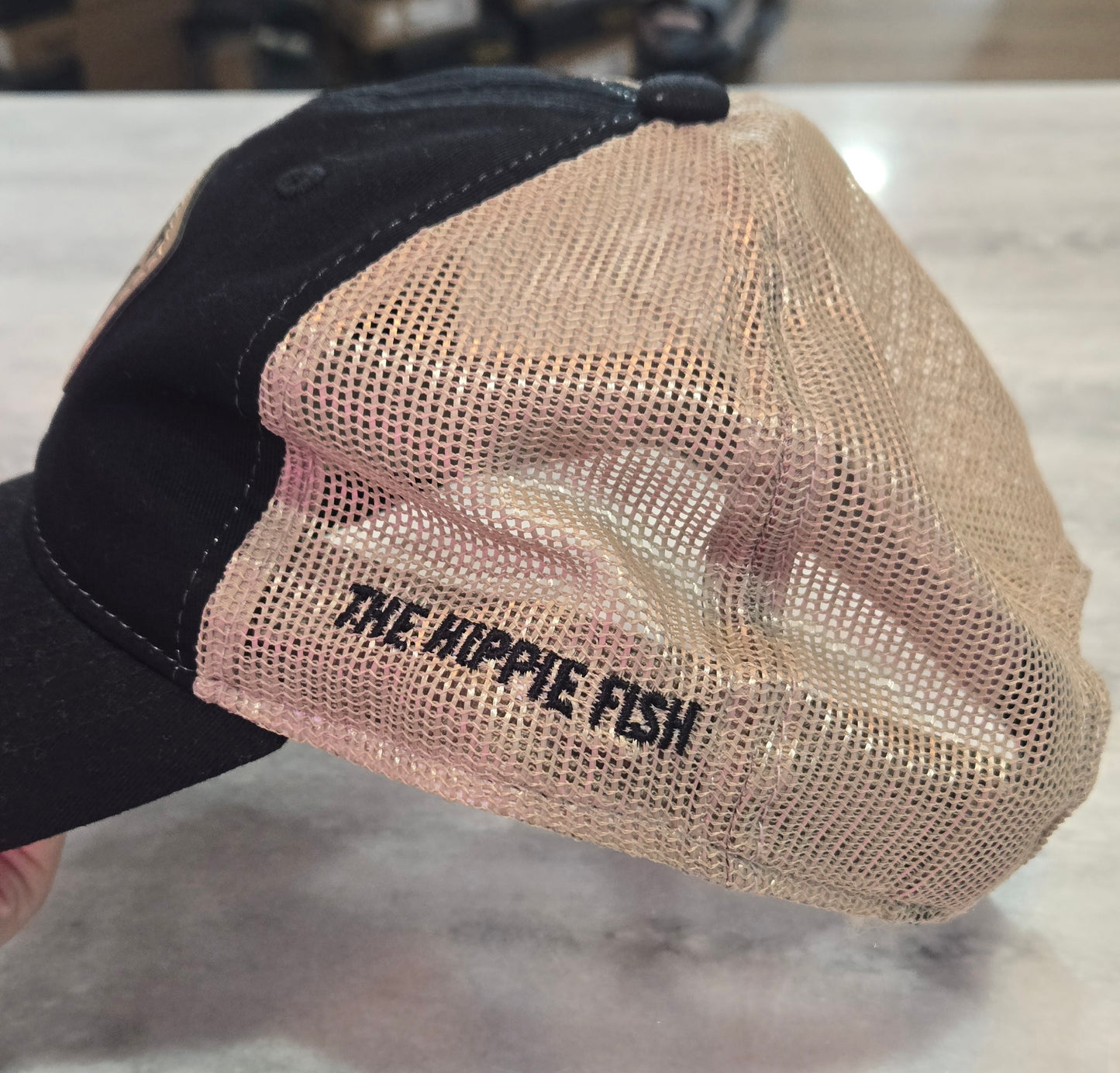 REDFISH LEATHER PATCH HAT