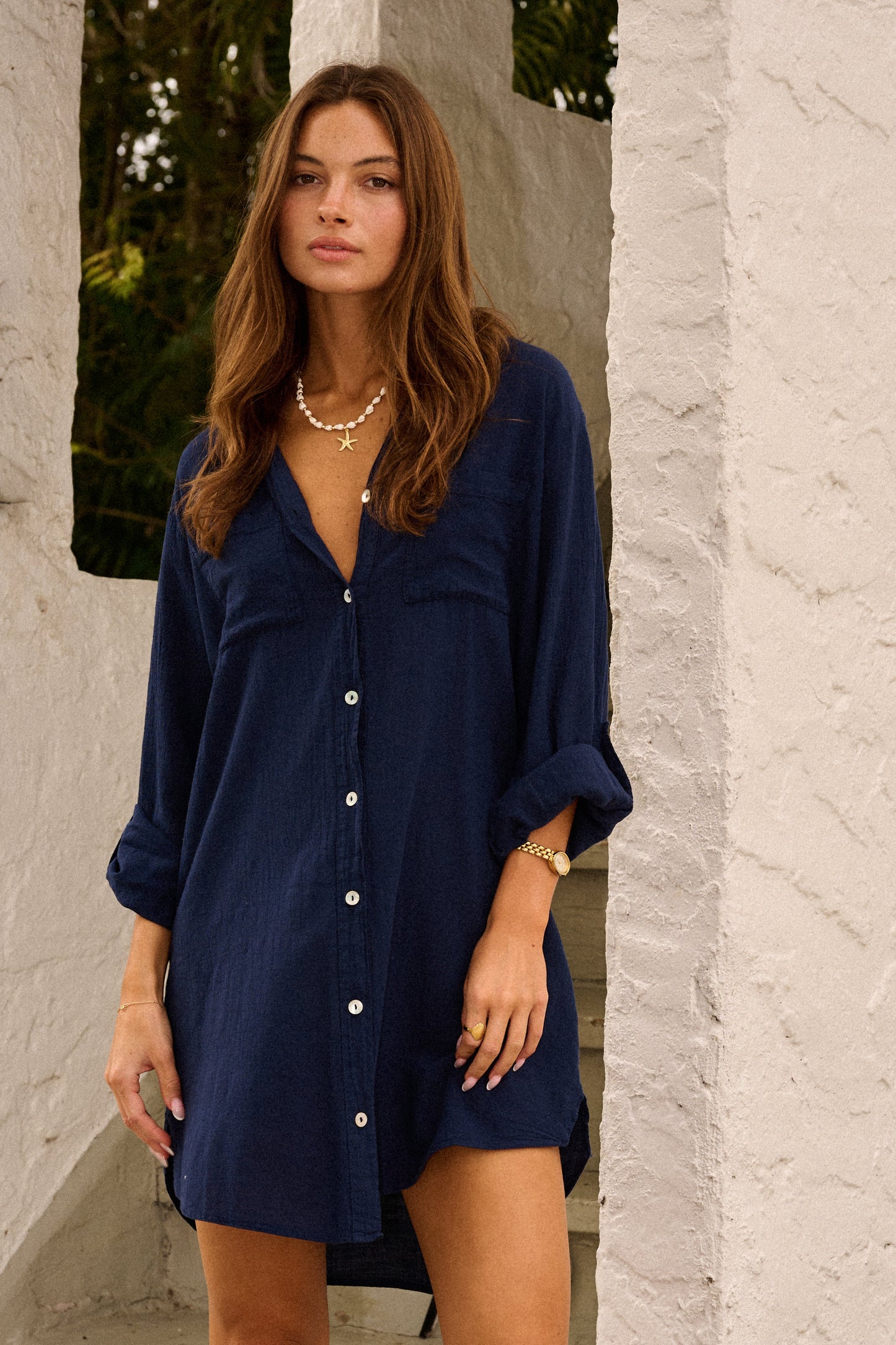 CABANA OVERSIZED SHIRT DRESS