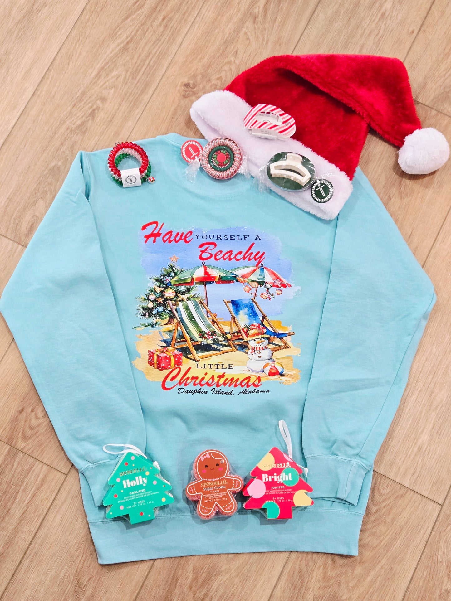 DAUPHIN ISLAND CHRISTMAS SWEATSHIRT