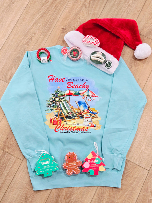 DAUPHIN ISLAND CHRISTMAS SWEATSHIRT