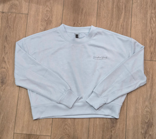 SILKY OVERSIZED CREW NECK SWEATSHIRT