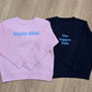 YOUTH DAUPHIN ISLAND BLOCK PRINT SWEATSHIRT