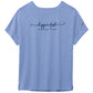 CURSIVE HIPPIE FISH ROLLED CUFF TEE