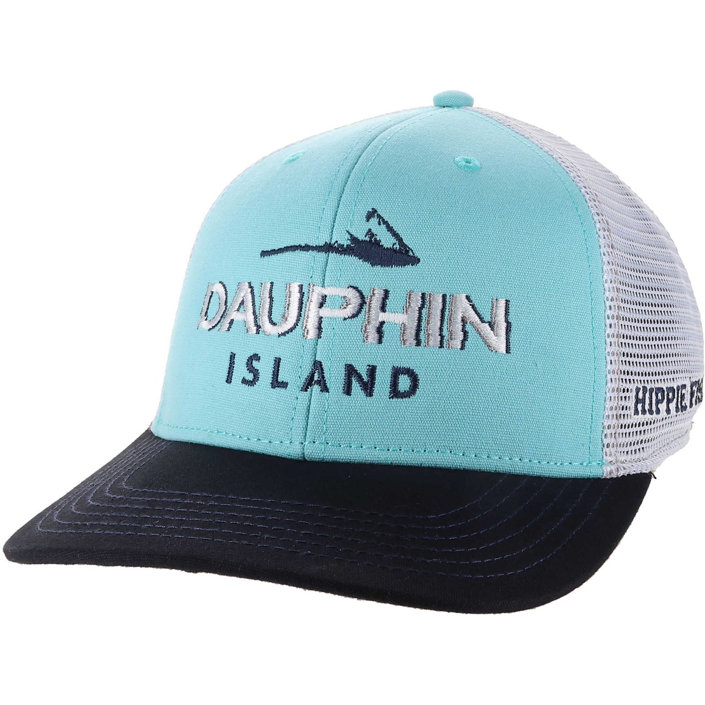 THREE-TONE SHAPE OF THE ISLAND TRUCKER HATS