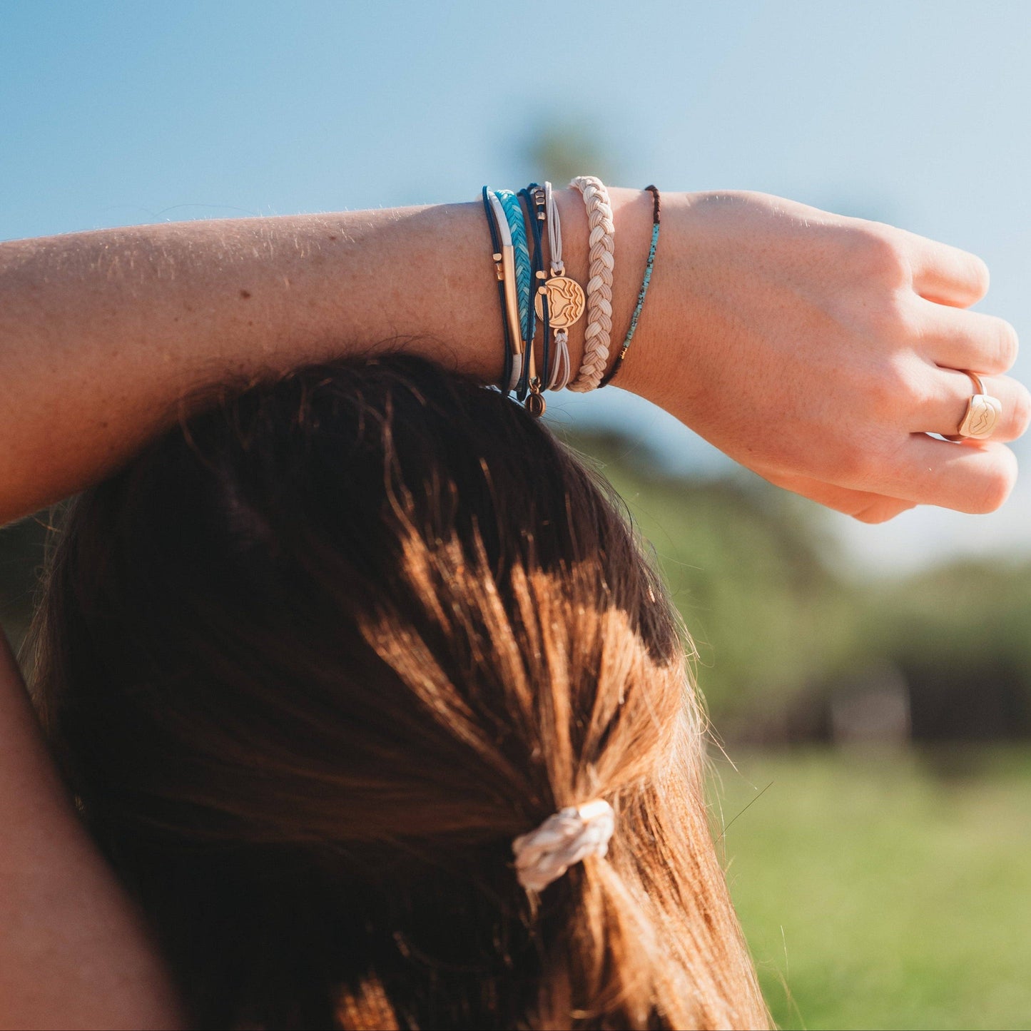 BEACH HAIR TIE BRACELETS