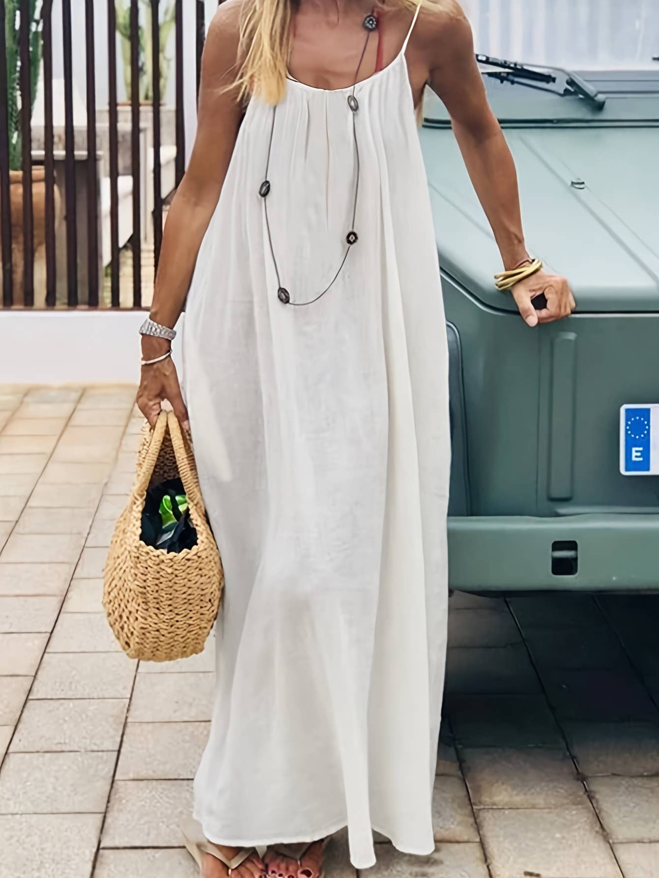 BOHO BEACH BACKLESS DRESS