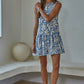 VERONICA LINEN BLEND MINI DRESS