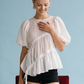 ANEMONE SHEER RUFFLE DETAIL BLOUSE