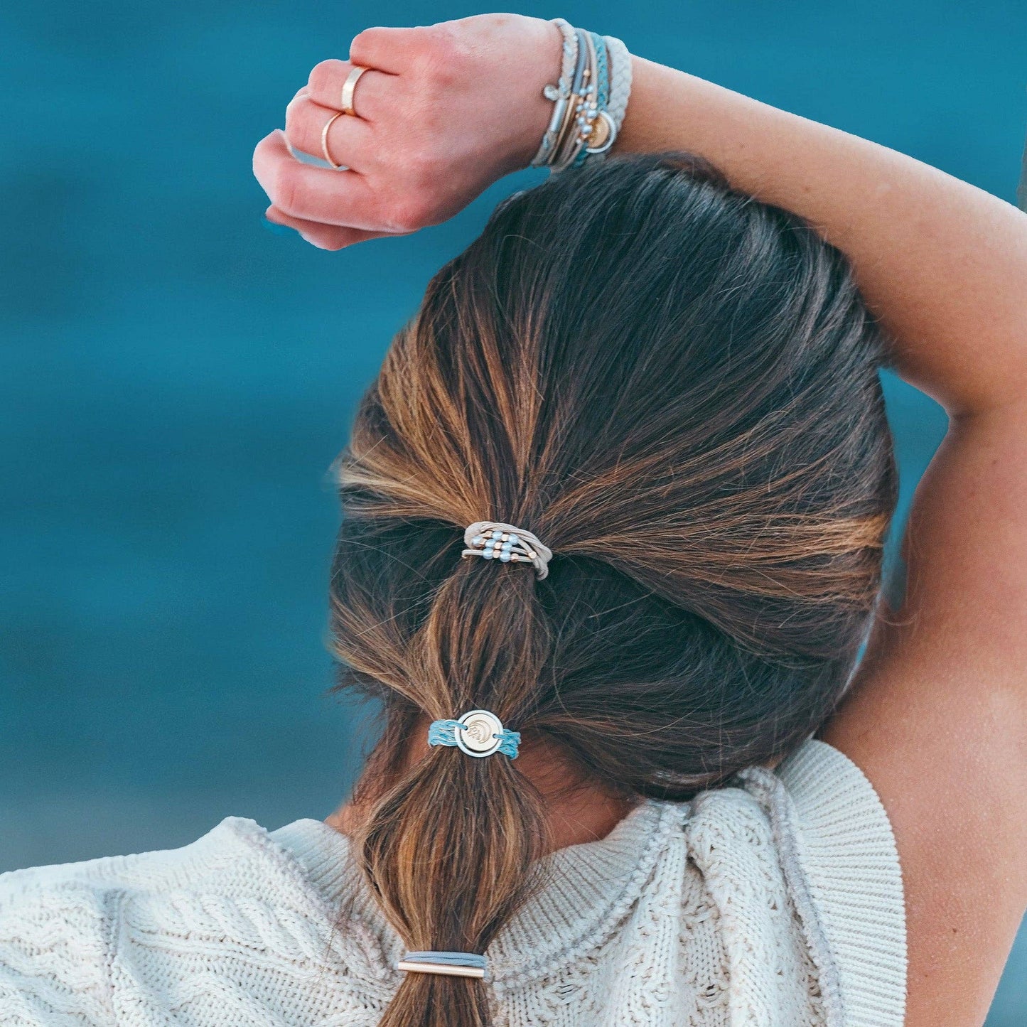 BEACH HAIR TIE BRACELETS