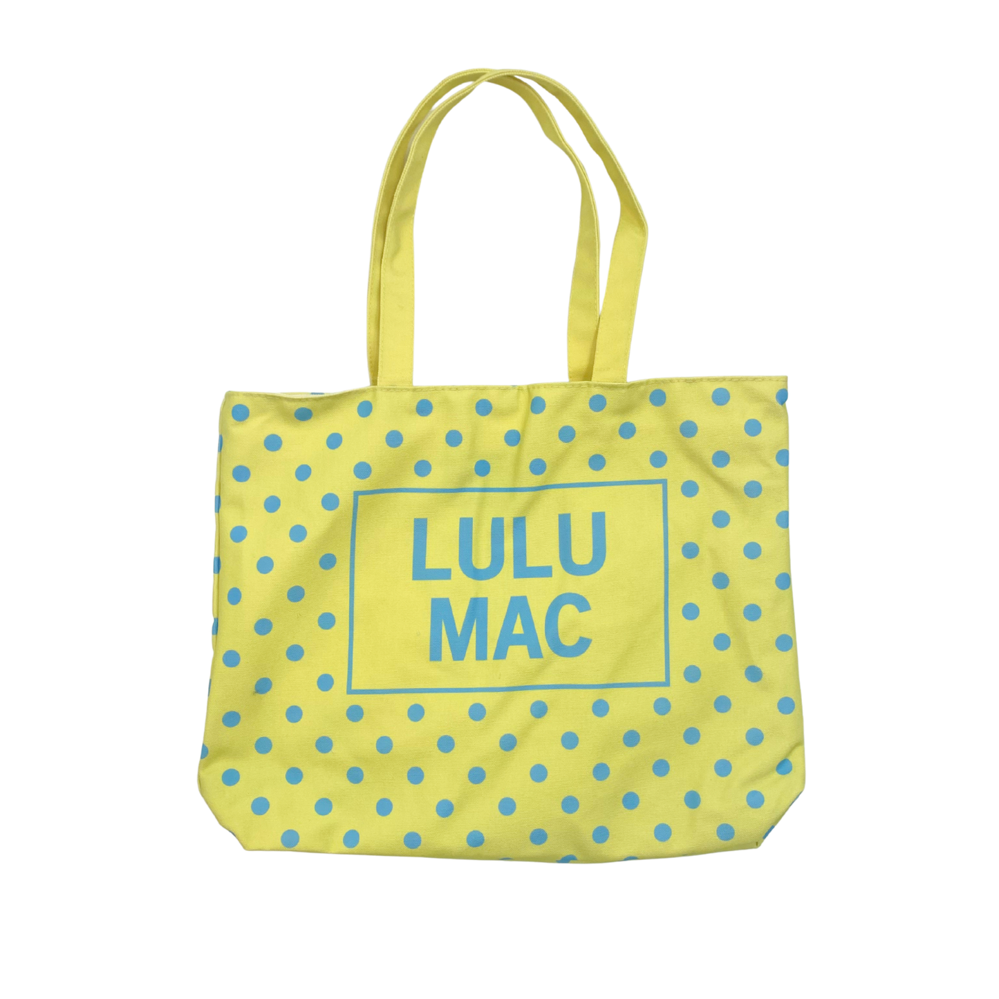 LULU MAC CANVAS TOTE POLKA DOT