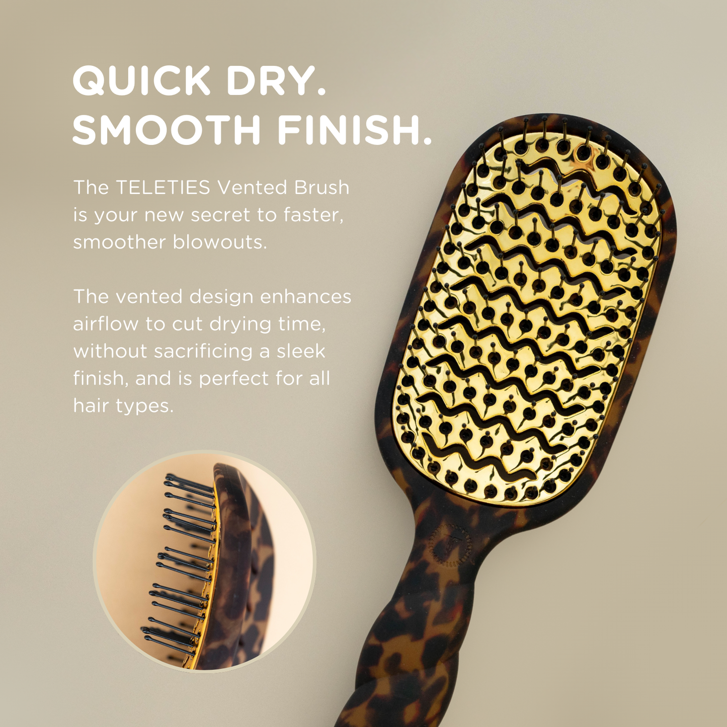 TELETIES: MULTI USE HAIR BRUSH