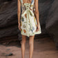 SEASHELL & STARFISH SUMMER SHIFT DRESS