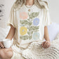 BOHO FOLK ART FLOWER T-SHIRT