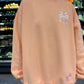 TROPICAL SHERBERT EMBROIDERED SWEATSHIRT