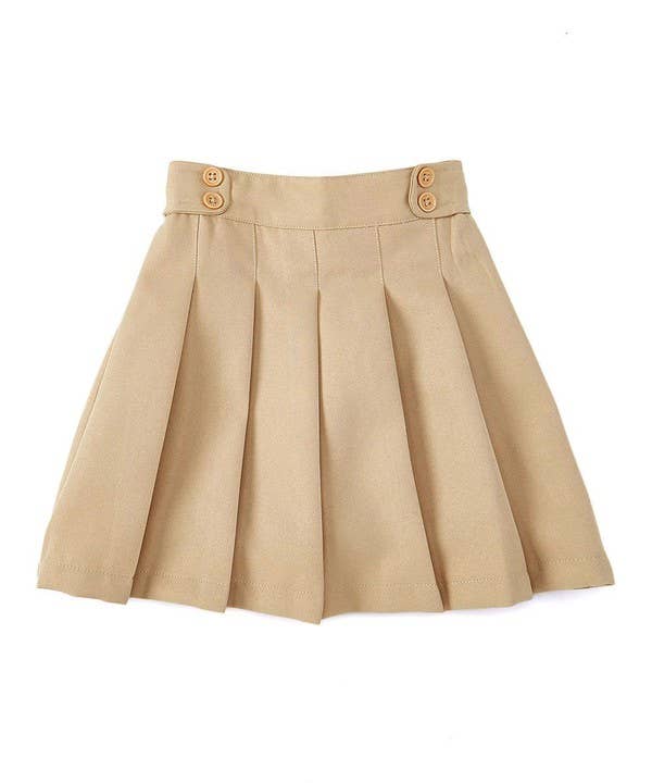 GIRL'S PLEATED UNIFORM SKORT