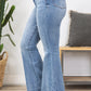 JUDY BLUE RELEASE HEM FLARE JEANS