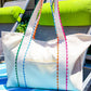 SPENCER RIC-RAC TRIM TOTE BAG
