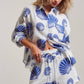 SEASIDE COTTON GAUZE SHIRT & SHORT SET