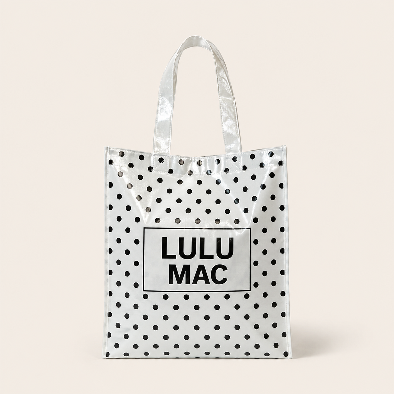 LULU MAC REUSABLE POLKA DOT TOTES