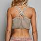 DAISY CROSS BACK LACE BRALETTE