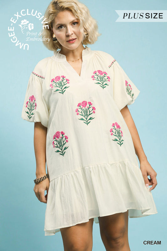 PICKING POSIES BOHO FLORAL DRESS