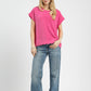 MARANDA SCALLOP HEM TOP