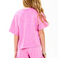 MINA GIRL'S CROP TOP AND SHORT SET