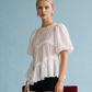 ANEMONE SHEER RUFFLE DETAIL BLOUSE