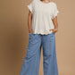 MARANDA SCALLOP HEM TOP