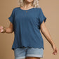 MARANDA SCALLOP HEM TOP