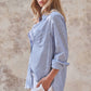 COASTAL STRIPED BUTTON DOWN