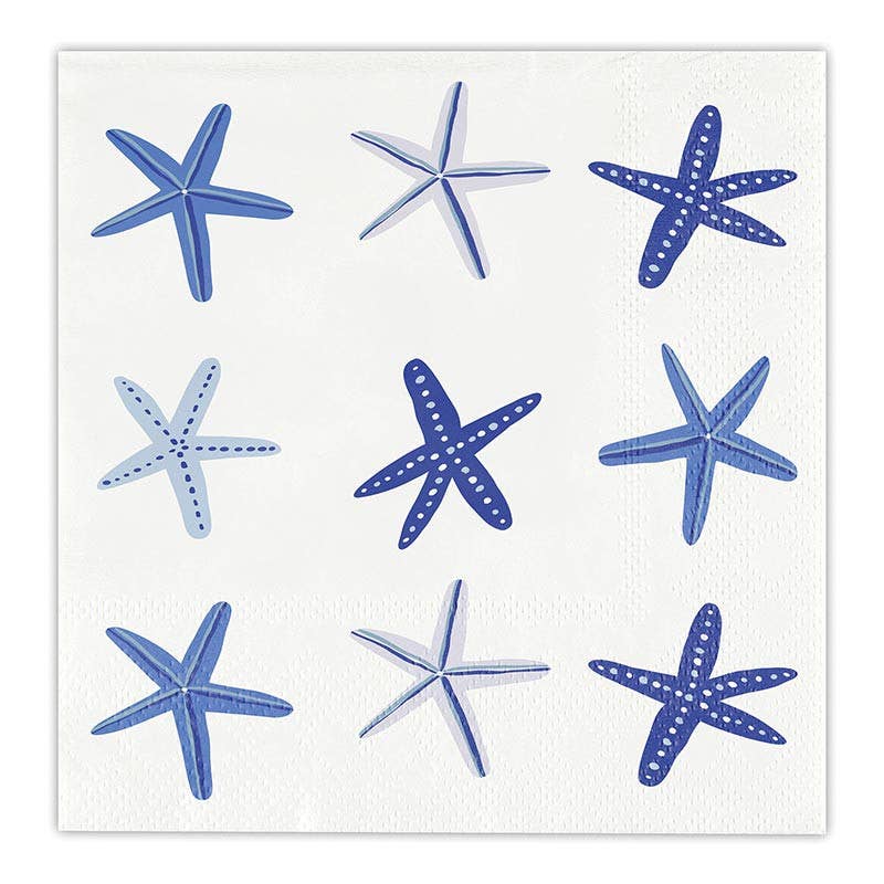 STARFISH BEVERAGE NAPKINS