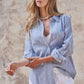 COASTAL STRIPED BUTTON DOWN