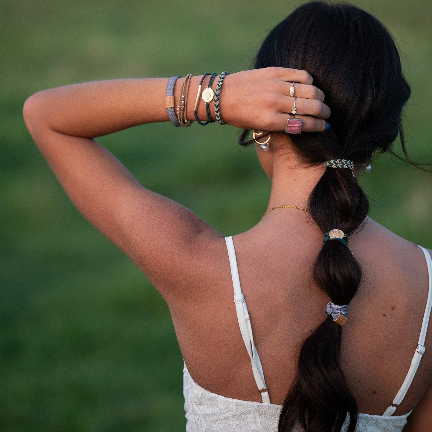 BEACH HAIR TIE BRACELETS
