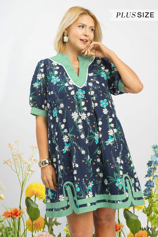 MABEL FLORAL PUFF SLEEVE DRESS