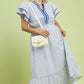 ATLANTA FLUTTER SLEEVE DRESS