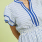 ATLANTA FLUTTER SLEEVE DRESS