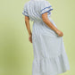 ATLANTA FLUTTER SLEEVE DRESS