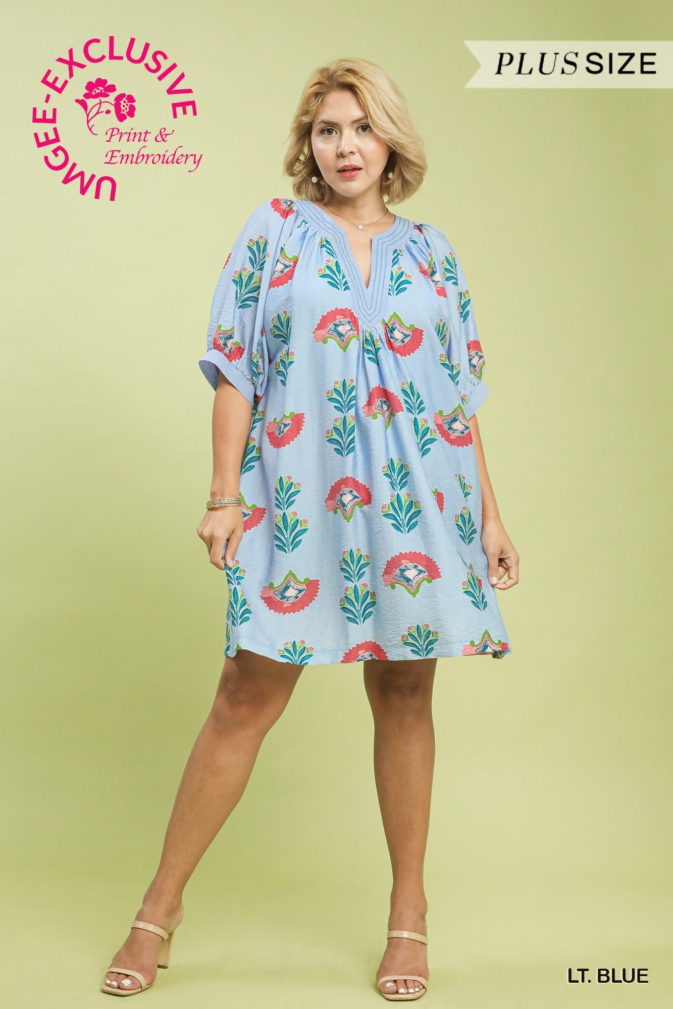 DORIS ABSTRACT PRINT DRESS