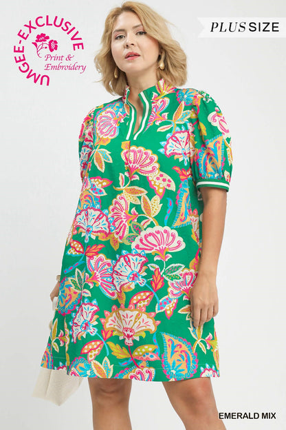 EILEEN JACQUARD DRESS