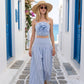 ROSETTE MAXI SKIRT SET