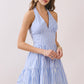 BLUE SKIES HALTER DRESS