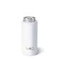 WHITE SKINNY CAN COOLER (12oz)