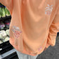 TROPICAL SHERBERT EMBROIDERED SWEATSHIRT