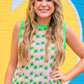 HEATWAVE RIBBED TANK TOP - PALM CRUSH