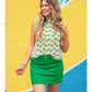 HEATWAVE RIBBED TANK TOP - PALM CRUSH