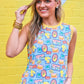 HEATWAVE RIBBED TANK TOP - CITRUS ESCAPE