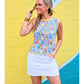 HEATWAVE RIBBED TANK TOP - CITRUS ESCAPE
